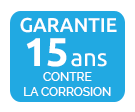 Garantie 15 ans contre la corrosion