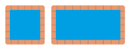 Piscine Carré et Rectangle