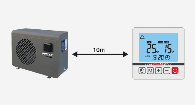 Pompe à chaleur 5,39 kw silverline 55 + housse d'hivernage