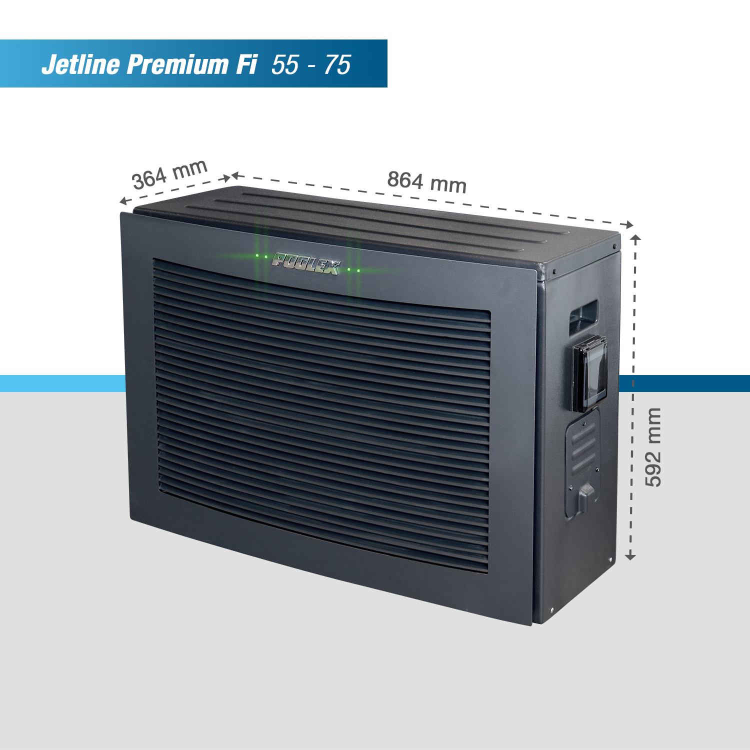 Poolex Jetline Premium Fi, dimensions petite