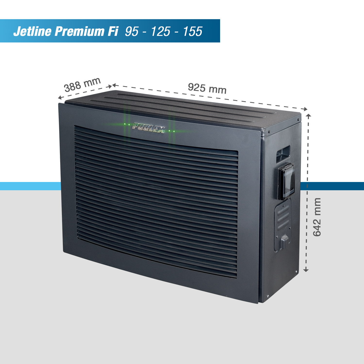 Poolex Jetline Premium Fi, dimensions moyenne