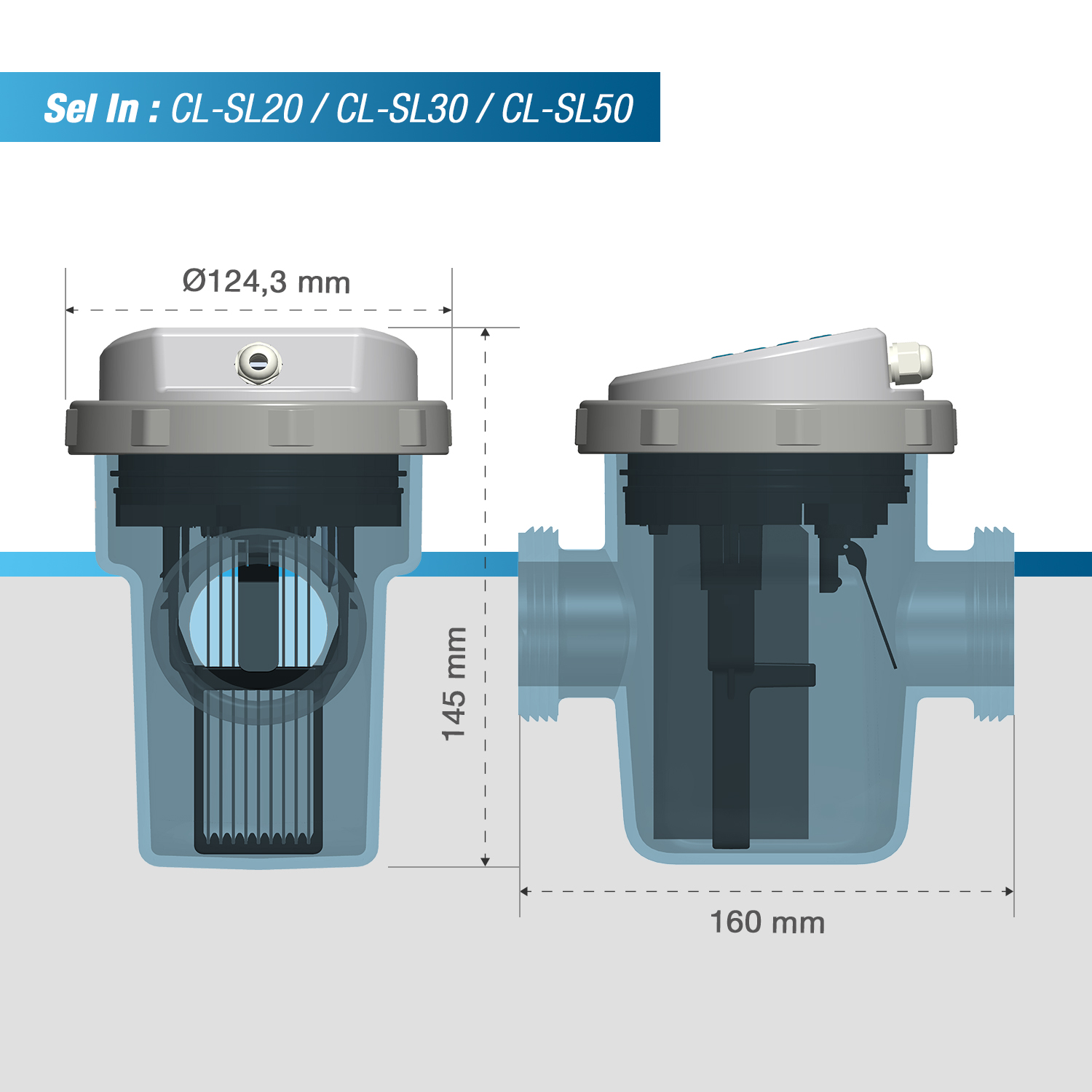 Electrolyseur piscine au sel N-BS Salt - 50m3/60m3/85m3 