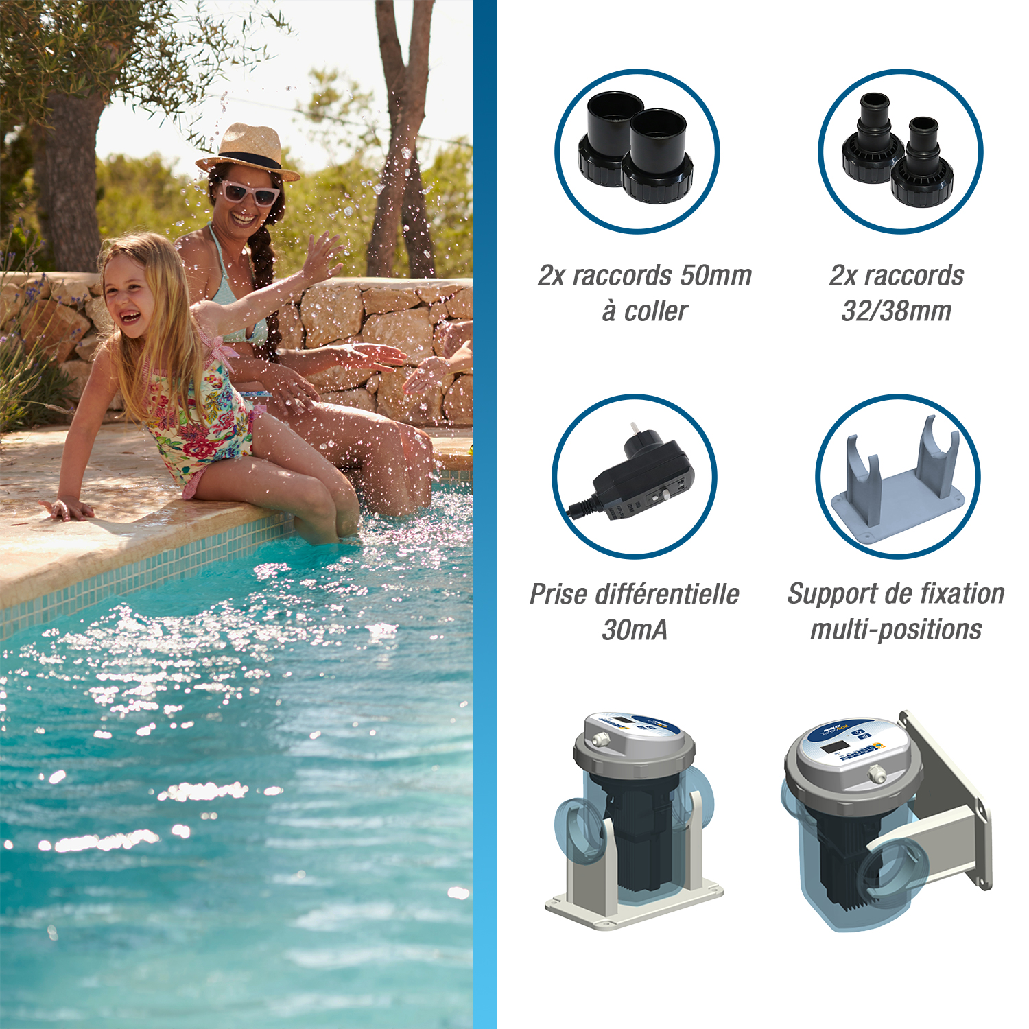 Turbo Salt, électrolyseur piscine nouvelle génération ultra compact
